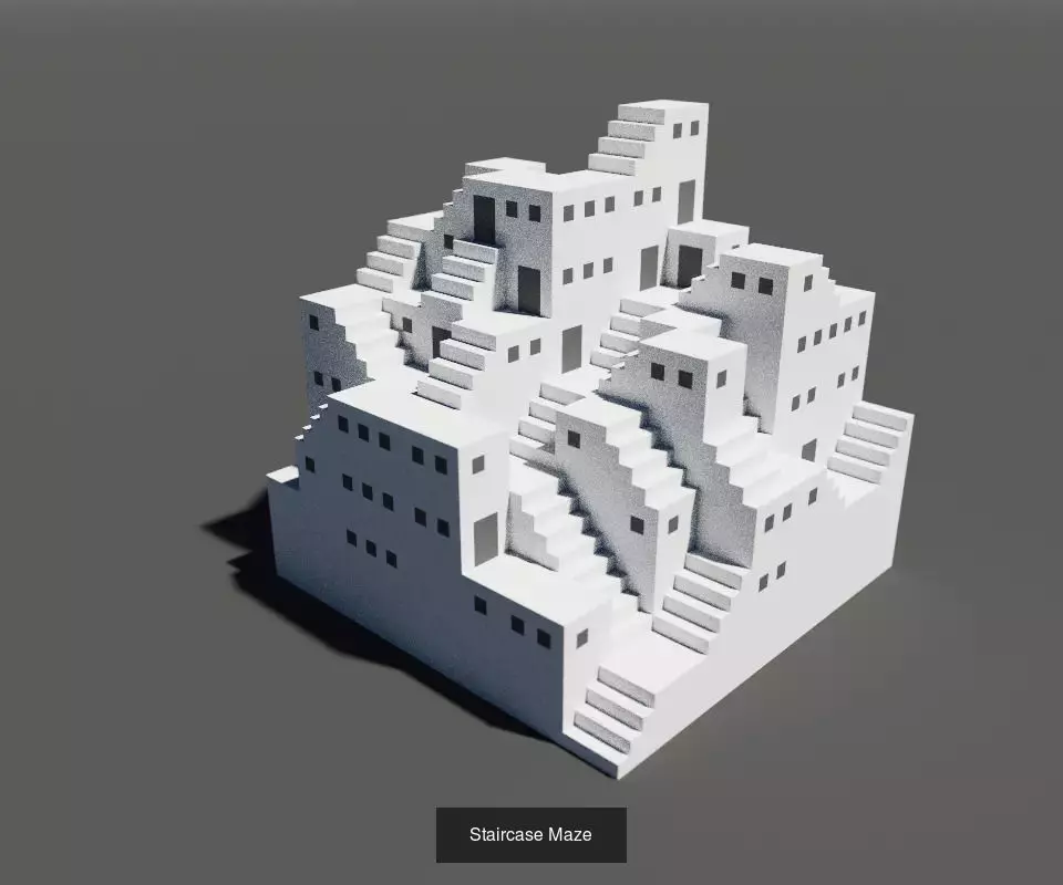 Mazes 3D Model Collection_10