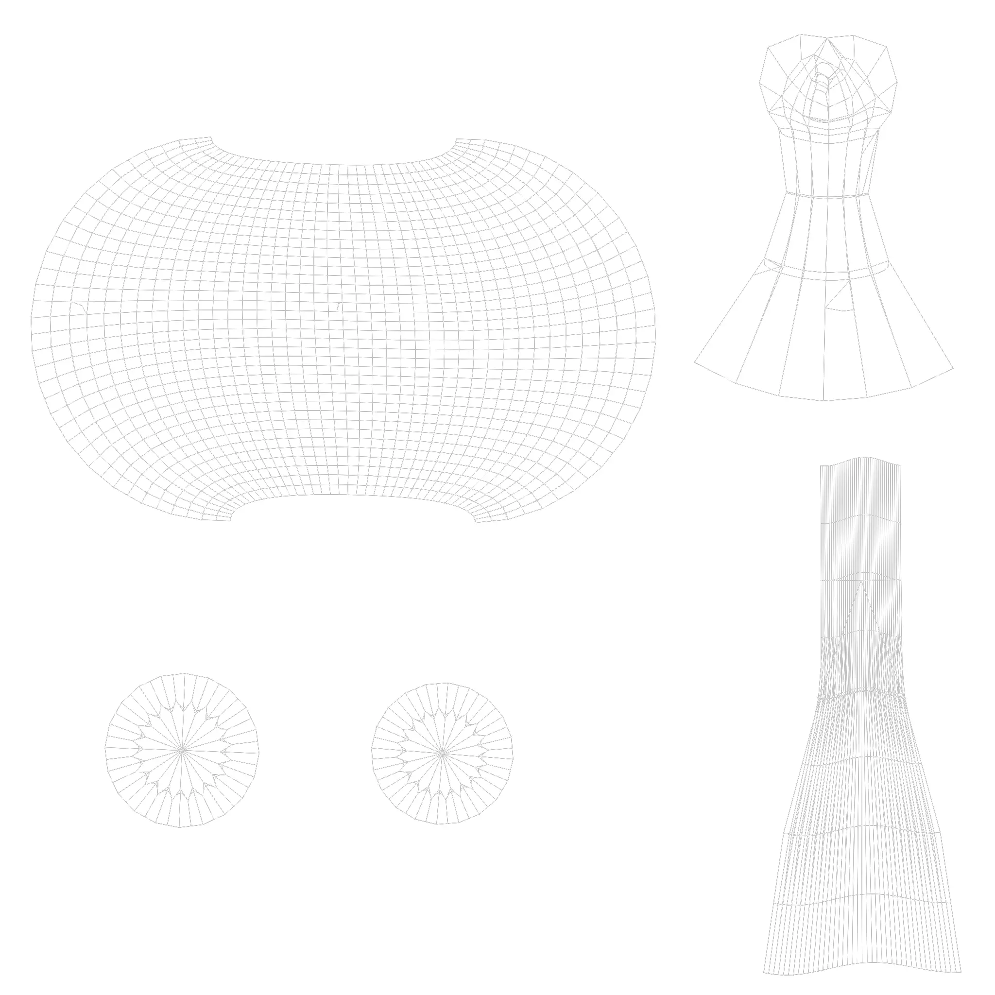 Stylized American Football Player Infected with Virus Rigged 3D 3D model_18