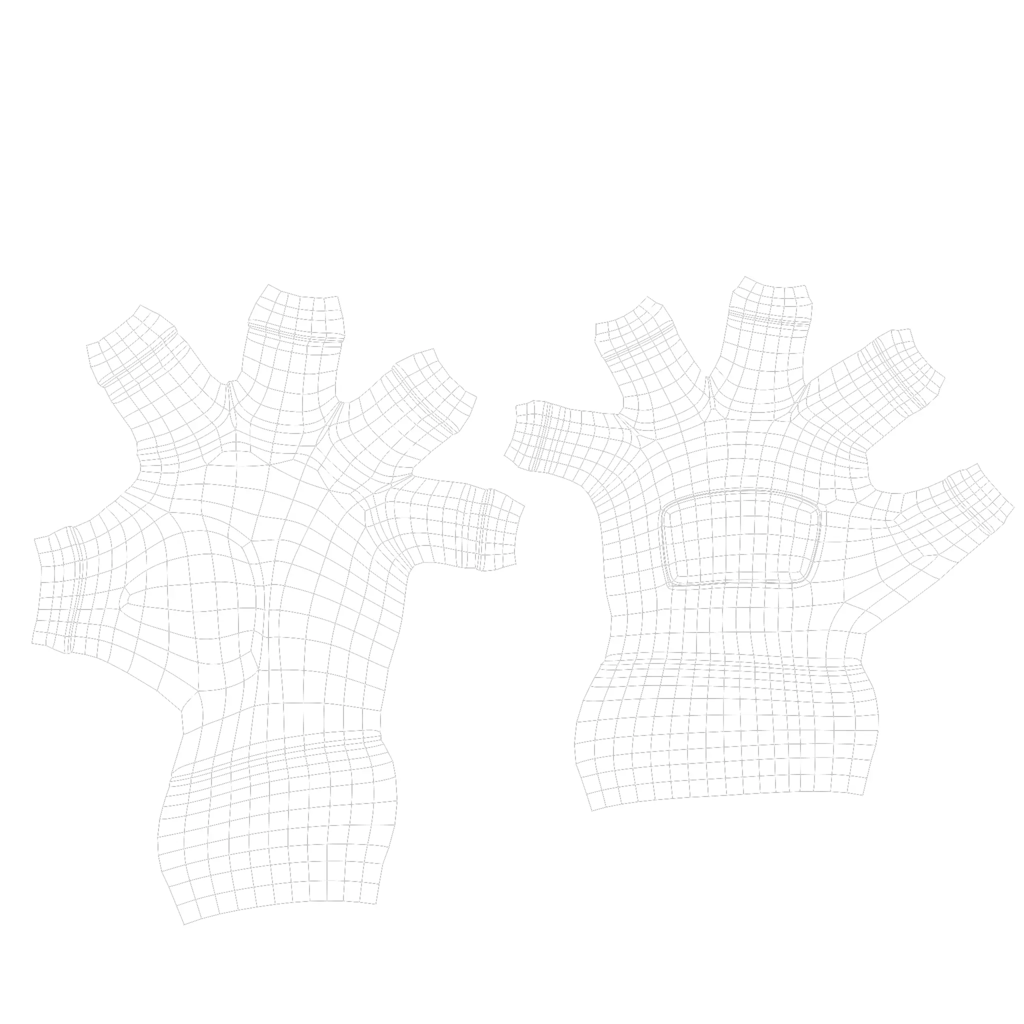 Stylized American Football Player Infected with Virus Rigged 3D 3D model_14