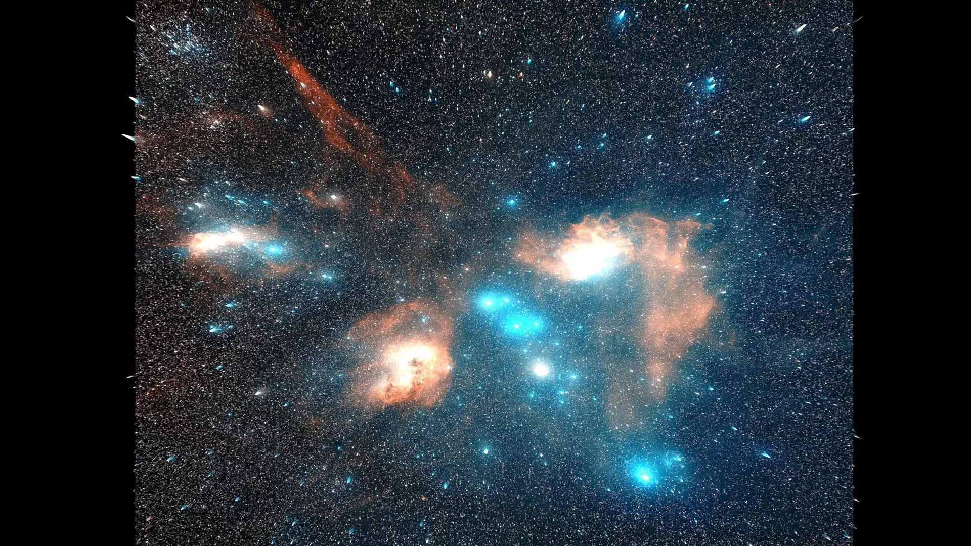 Flaming Star Nebula 3D model_0