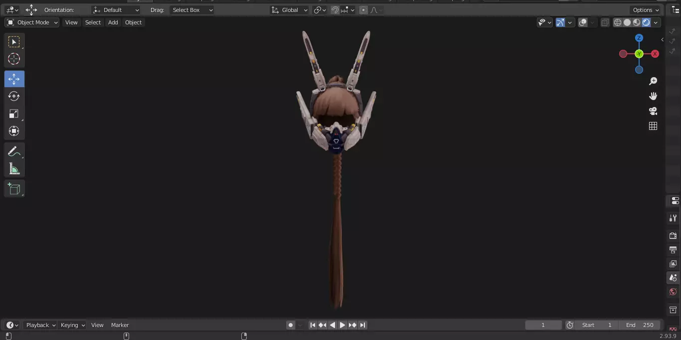 The First Descendant Head Helmets and Hairstyles 3D model_45