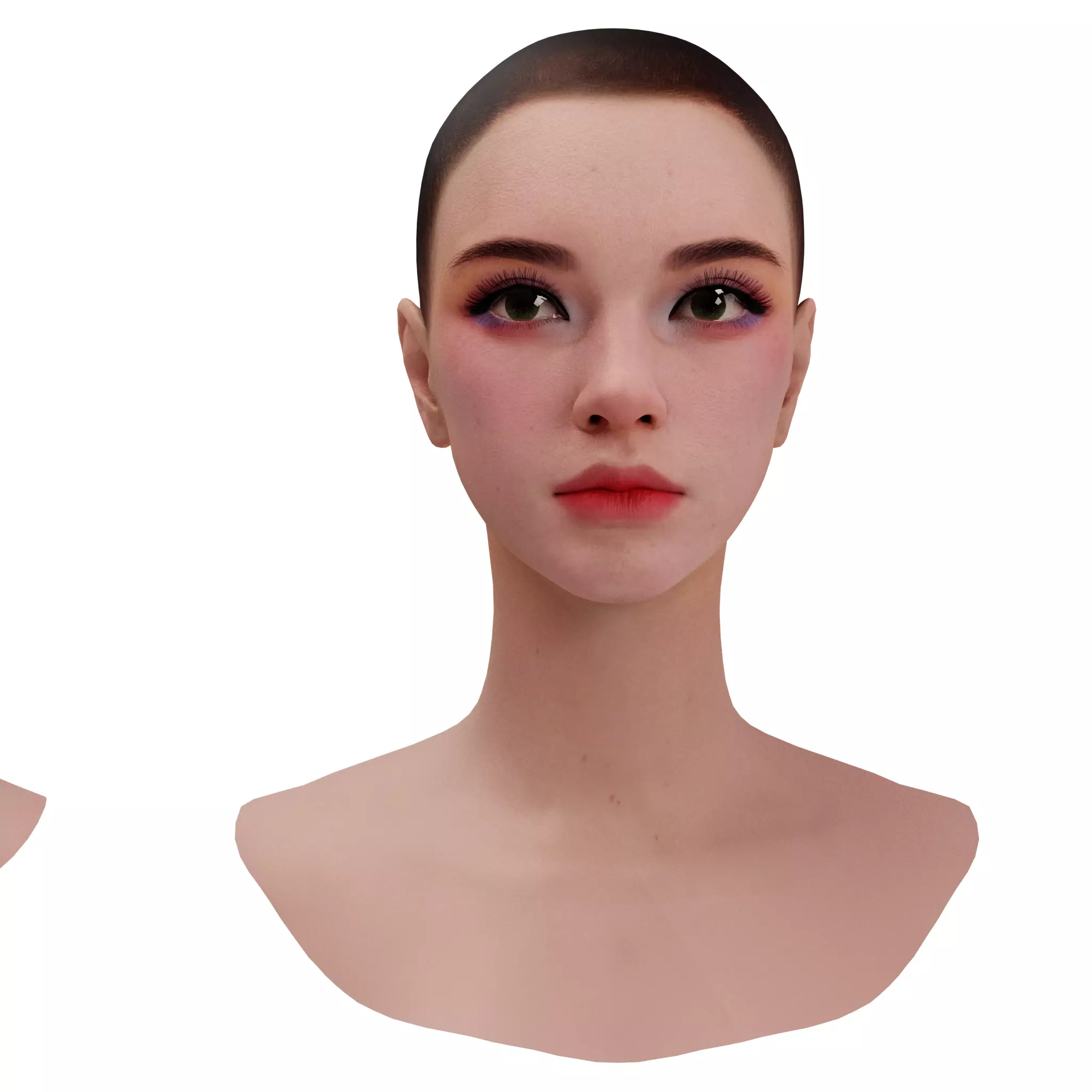 The First Descendant Head Helmets and Hairstyles 3D model_25