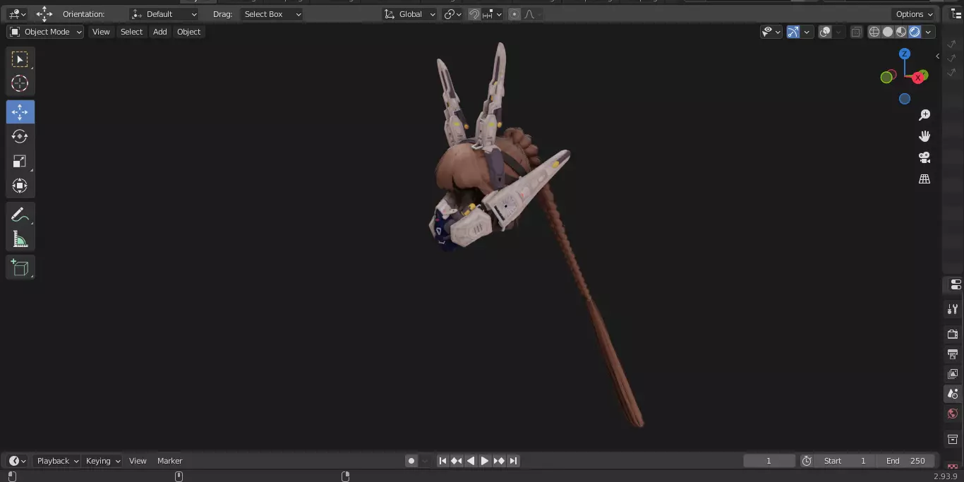 The First Descendant Head Helmets and Hairstyles 3D model_47