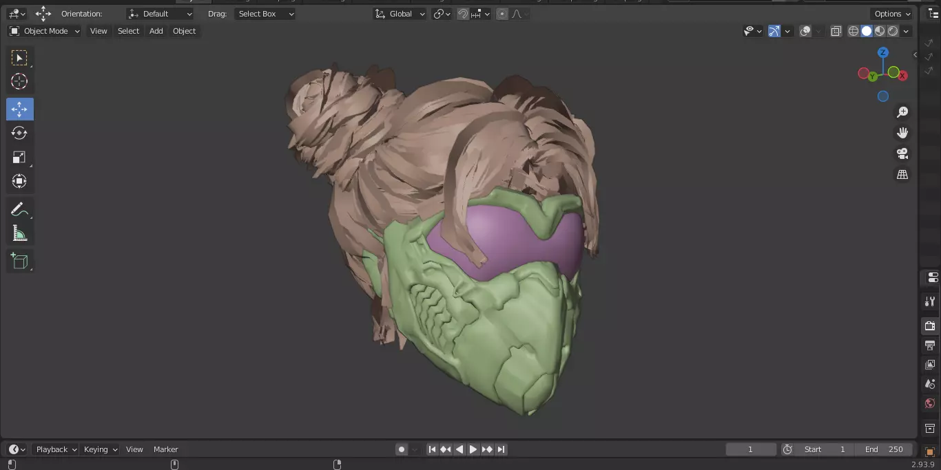 The First Descendant Head Helmets and Hairstyles 3D model_37