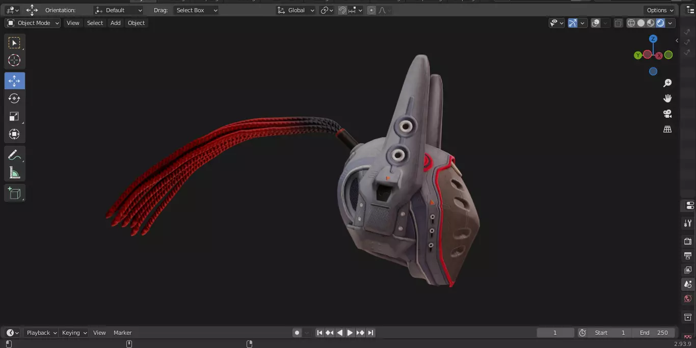 The First Descendant Head Helmets and Hairstyles 3D model_51