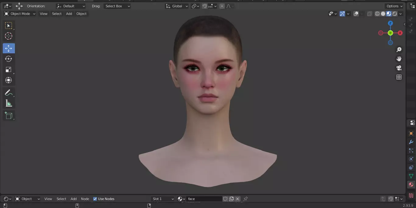 The First Descendant Head Helmets and Hairstyles 3D model_2