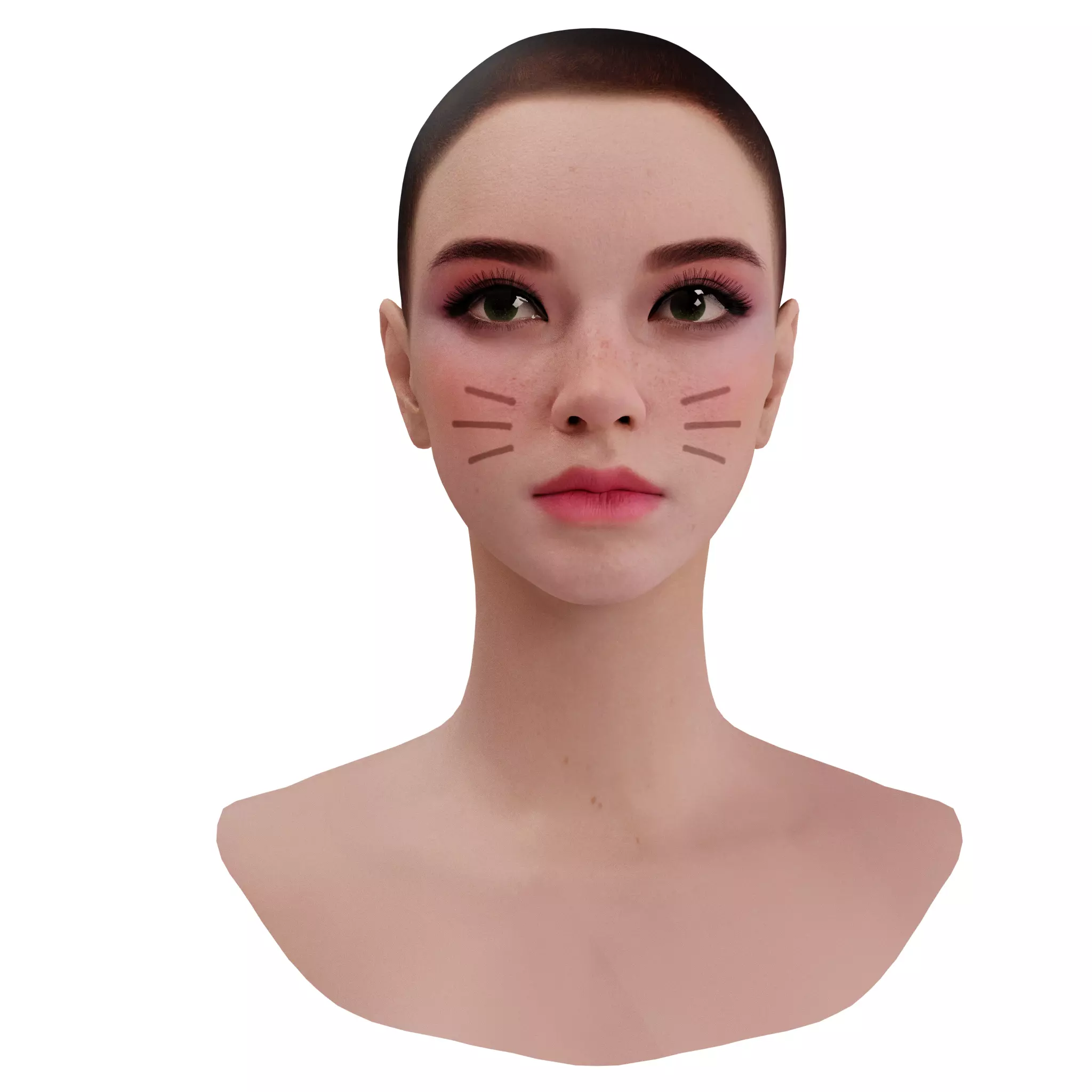 The First Descendant Head Helmets and Hairstyles 3D model_26