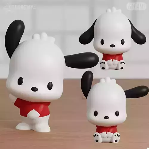 Pochacco Chibi Sanrio 3 Models Cute