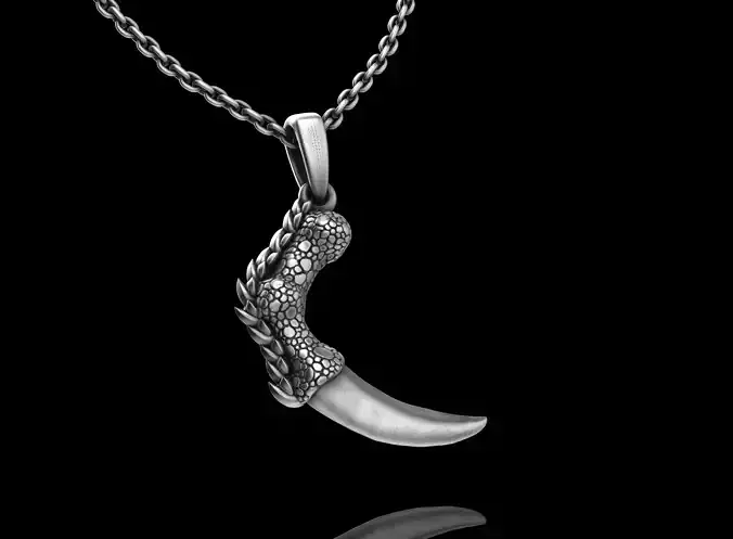  Dragon claw pendant