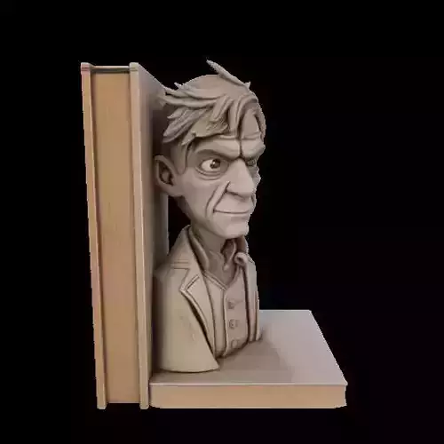 Detective Inspired Character Bookend Bust
