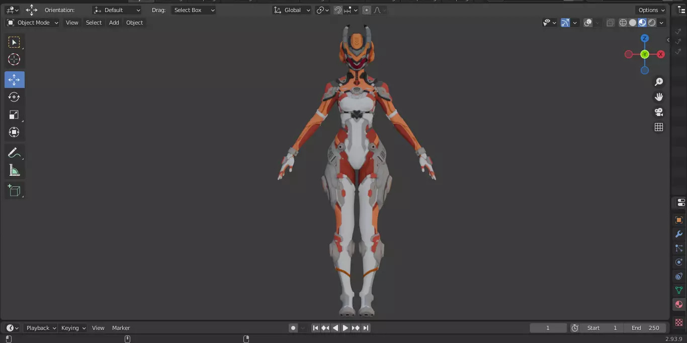 The First Descendant Skin 2 3D model_6