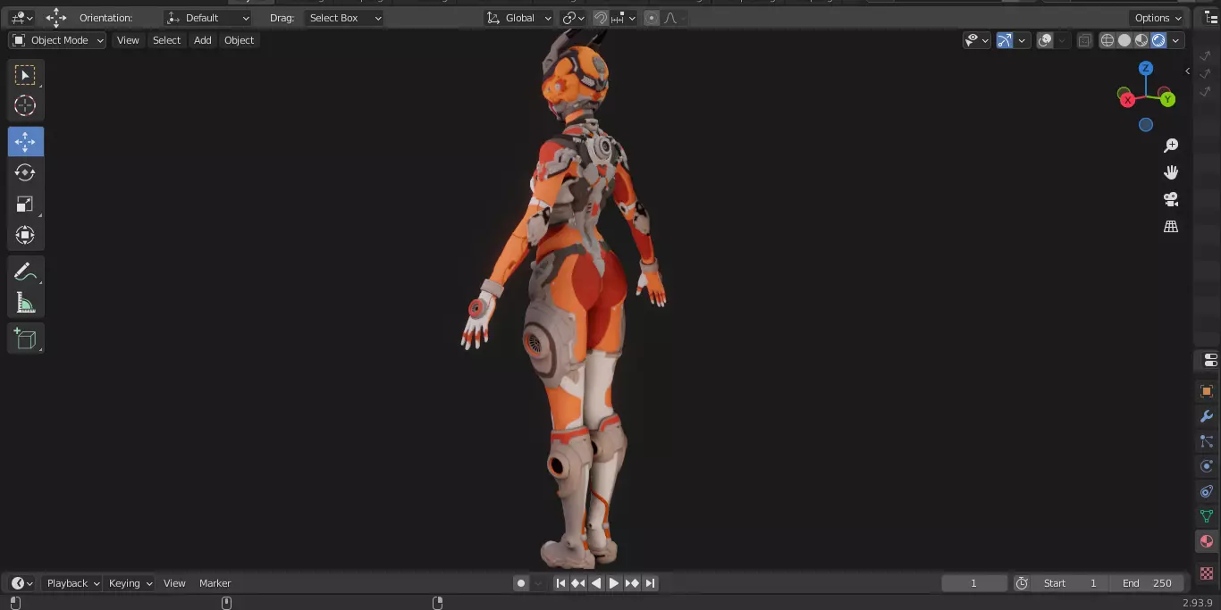 The First Descendant Skin 2 3D model_11
