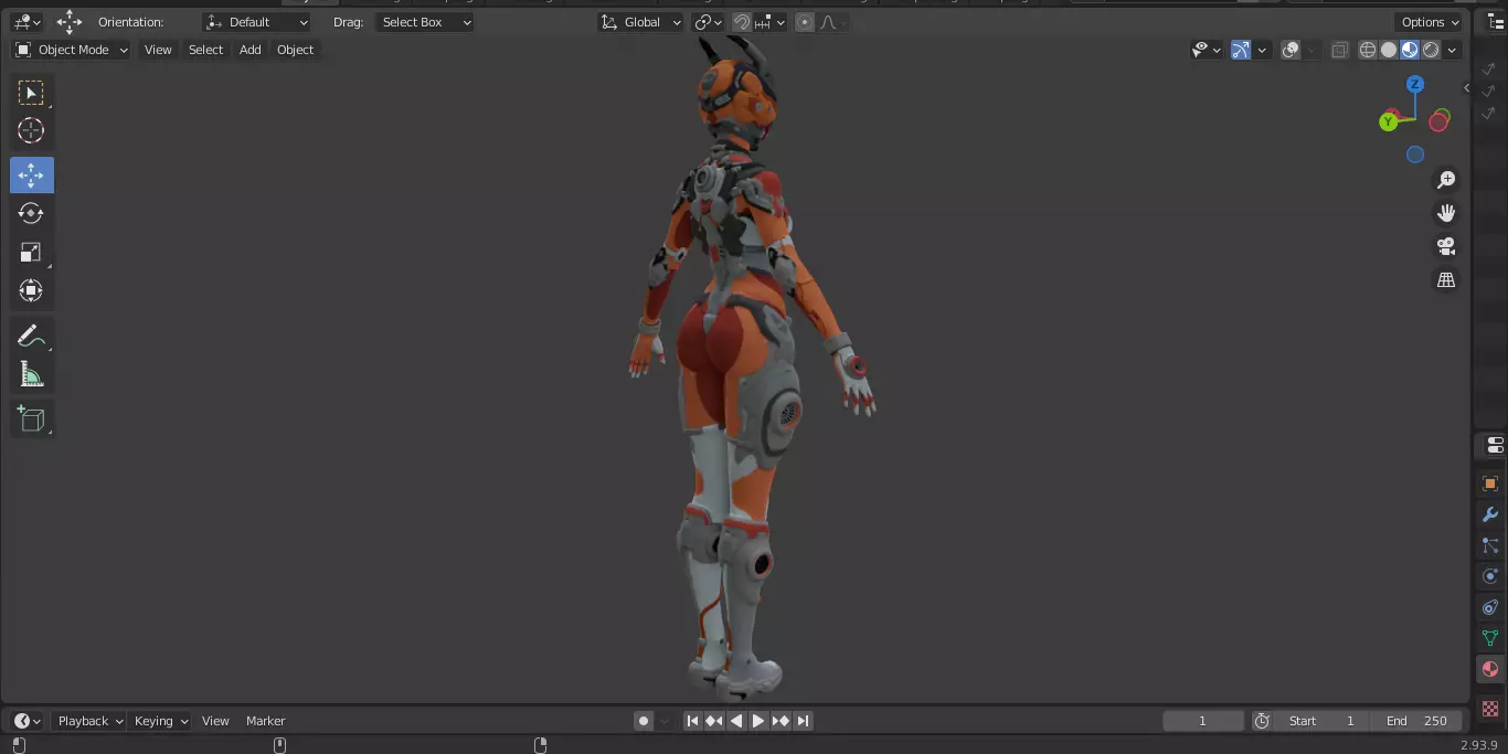 The First Descendant Skin 2 3D model_14