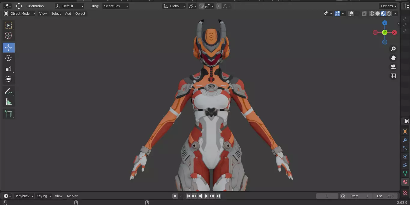 The First Descendant Skin 2 3D model_5