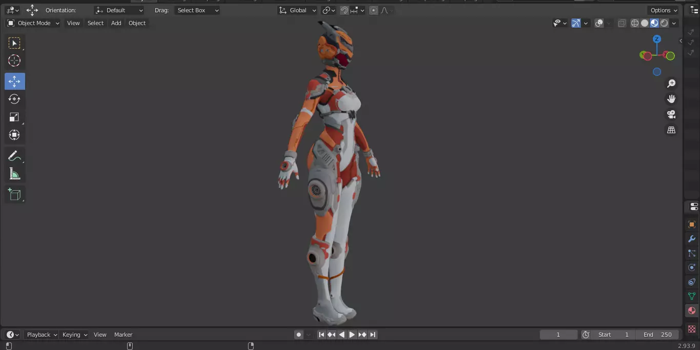 The First Descendant Skin 2 3D model_16
