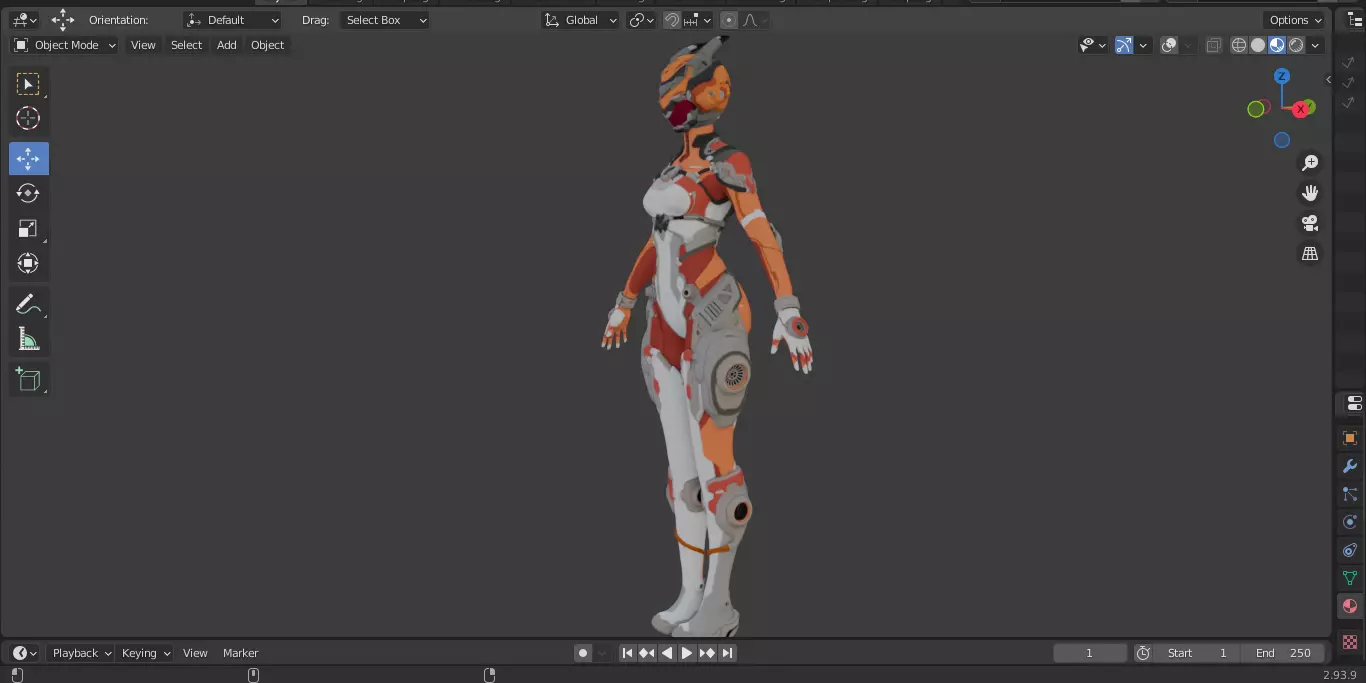 The First Descendant Skin 2 3D model_8