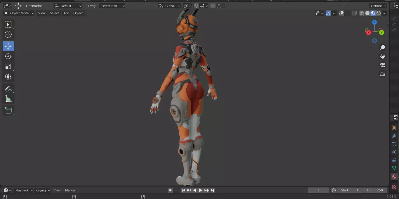 The First Descendant Skin 2 3D model_10