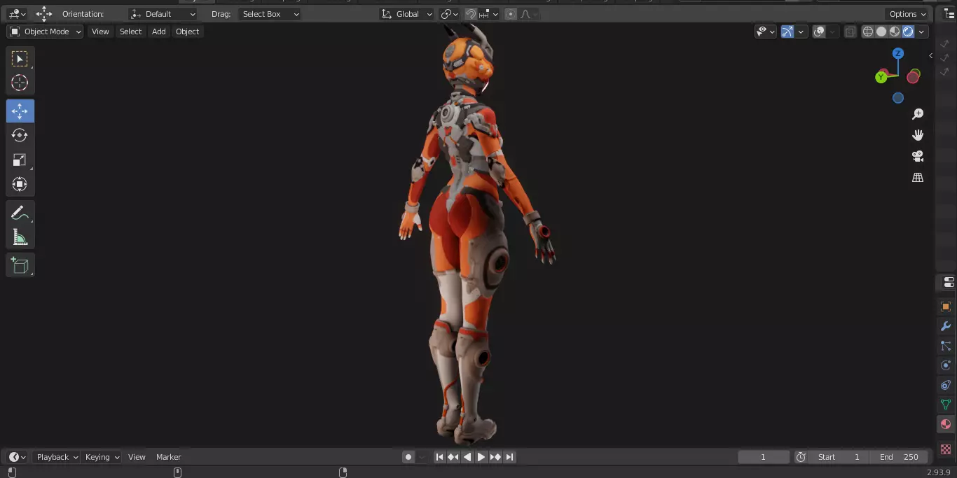 The First Descendant Skin 2 3D model_15