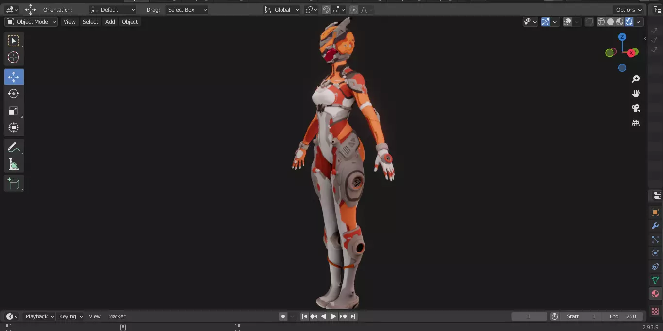 The First Descendant Skin 2 3D model_9