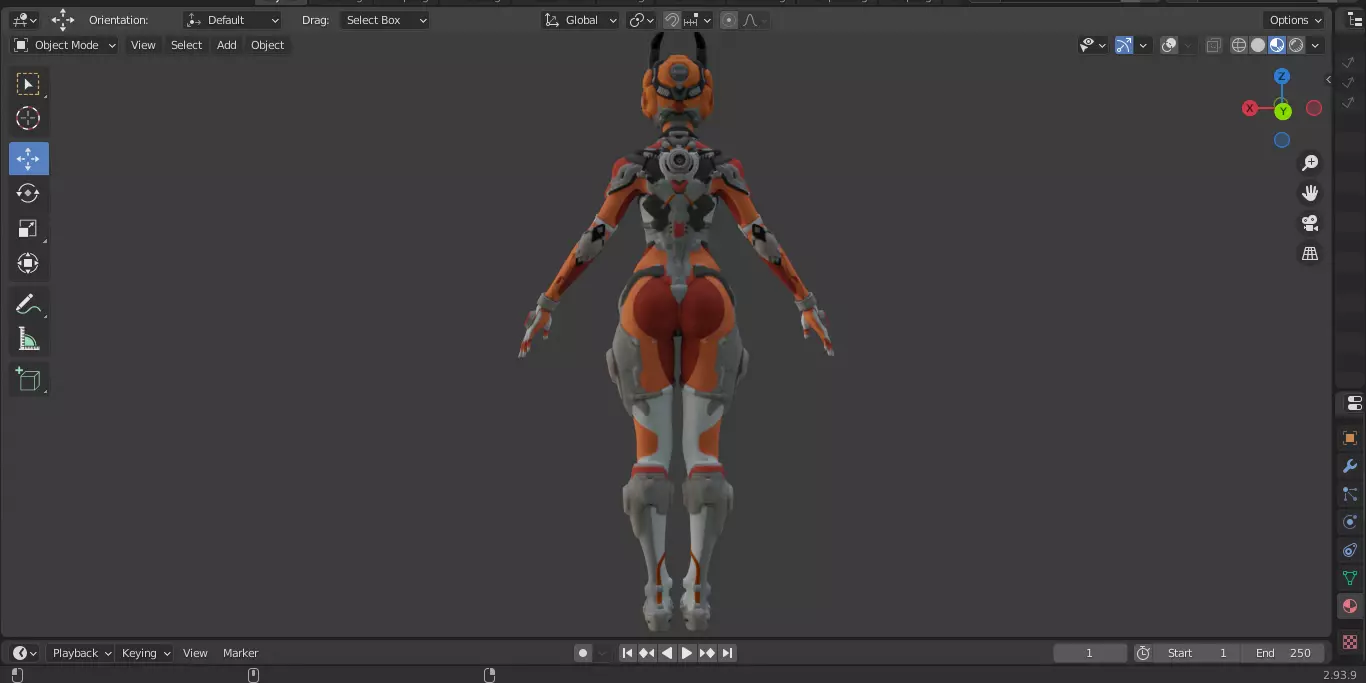 The First Descendant Skin 2 3D model_12