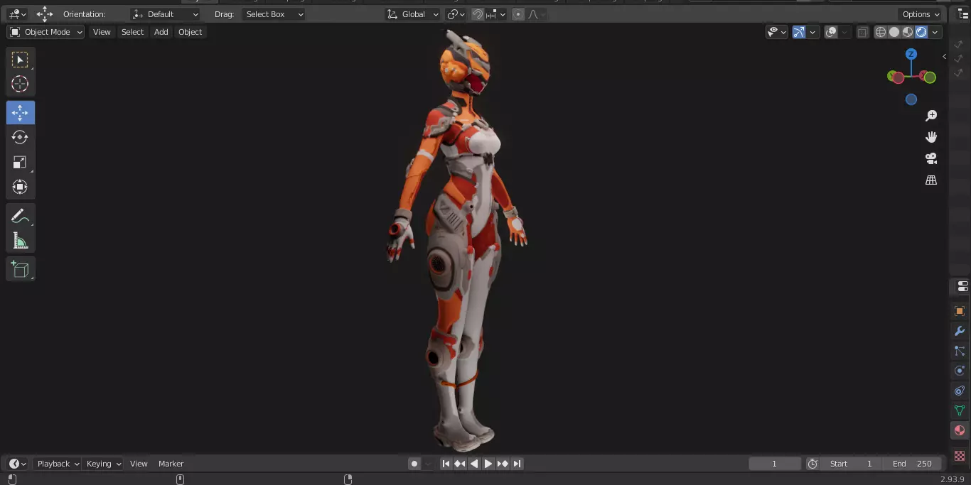 The First Descendant Skin 2 3D model_17