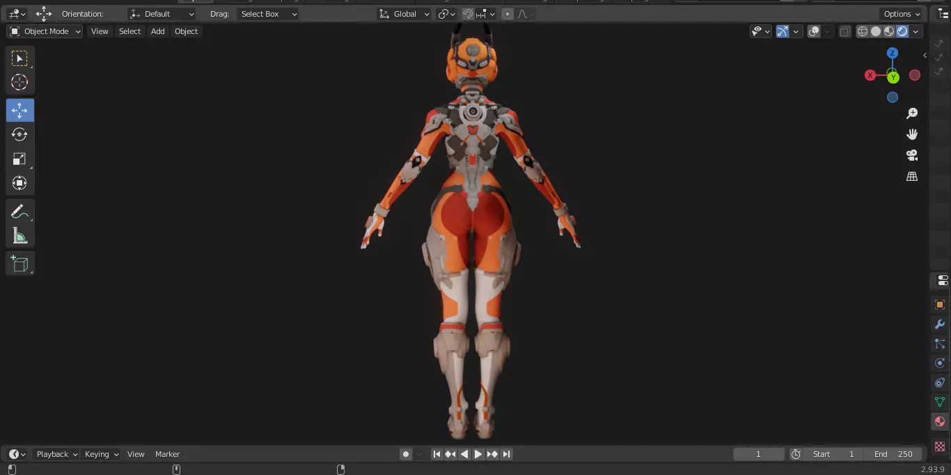 The First Descendant Skin 2 3D model_13