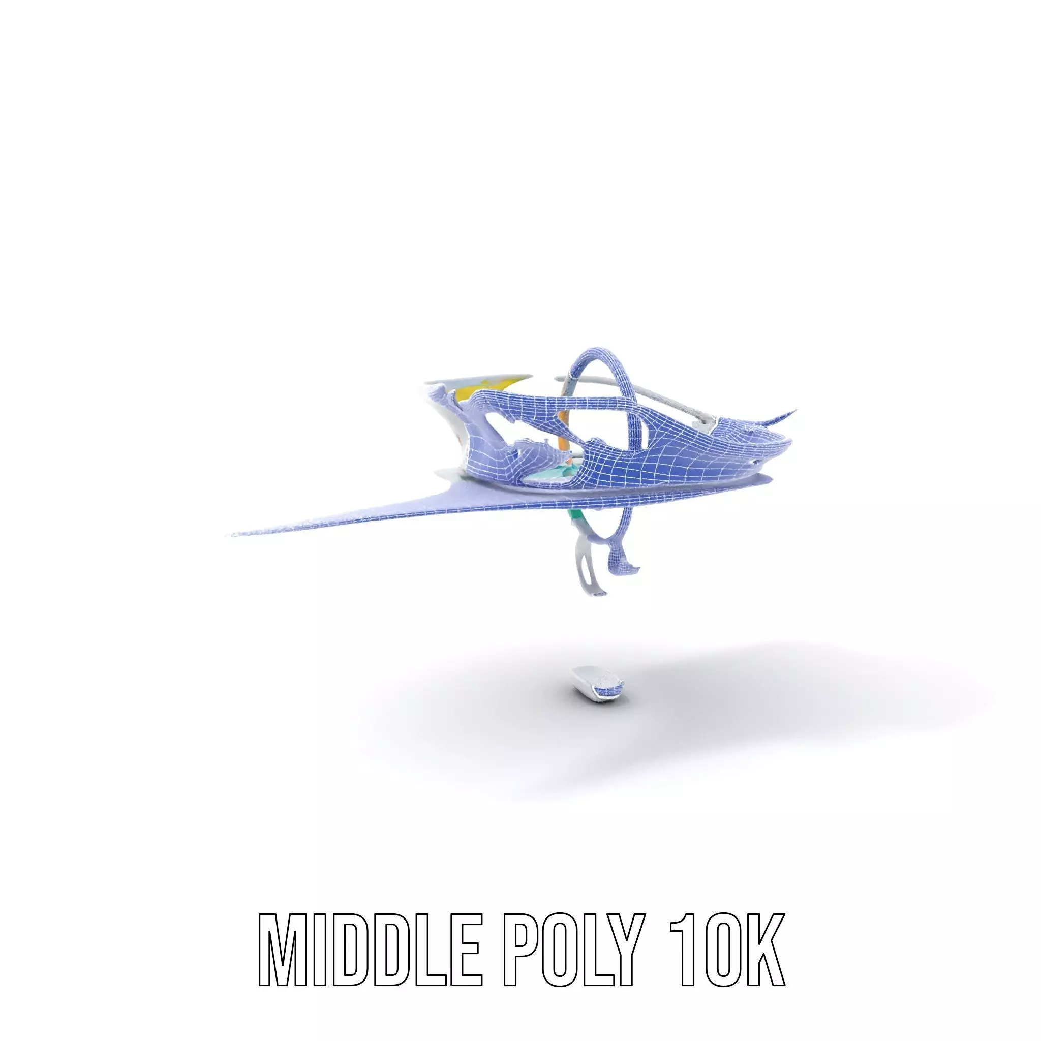 Crystal Clear Water Splash model pack Low-poly 3D model_16