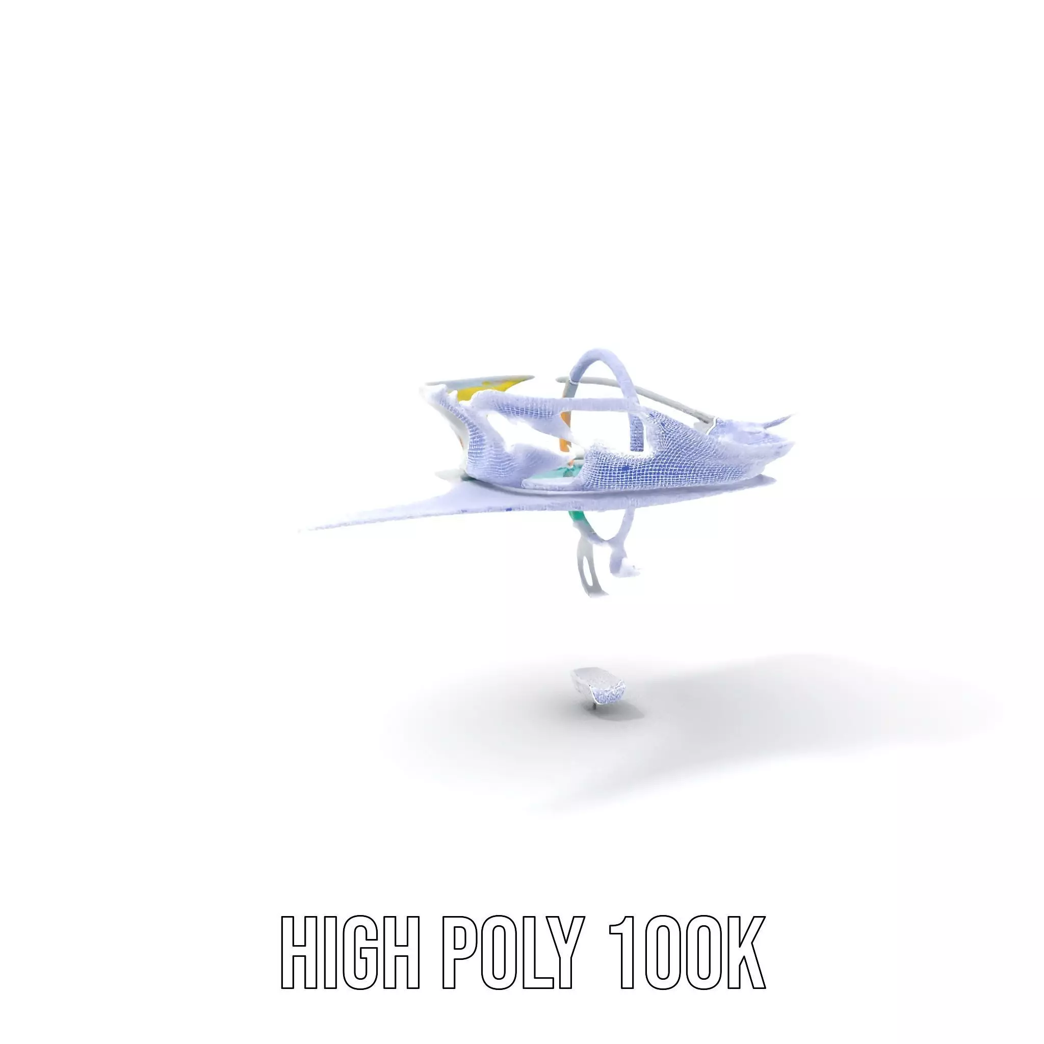 Crystal Clear Water Splash model pack Low-poly 3D model_4