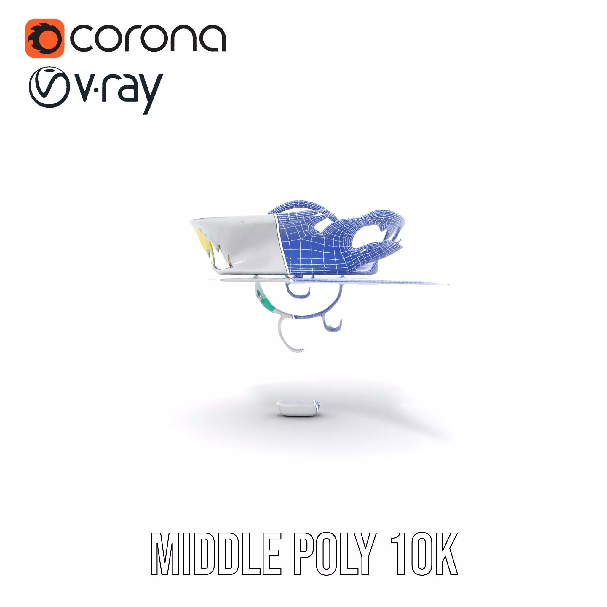 Crystal Clear Water Splash model pack Low-poly 3D model_27