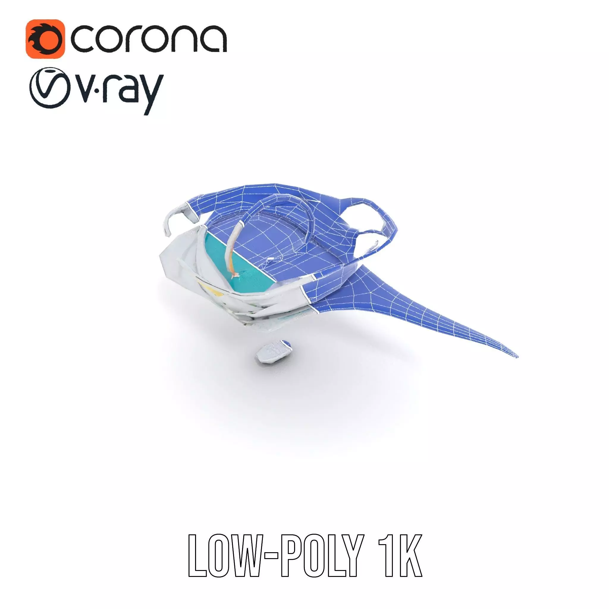 Crystal Clear Water Splash model pack Low-poly 3D model_25