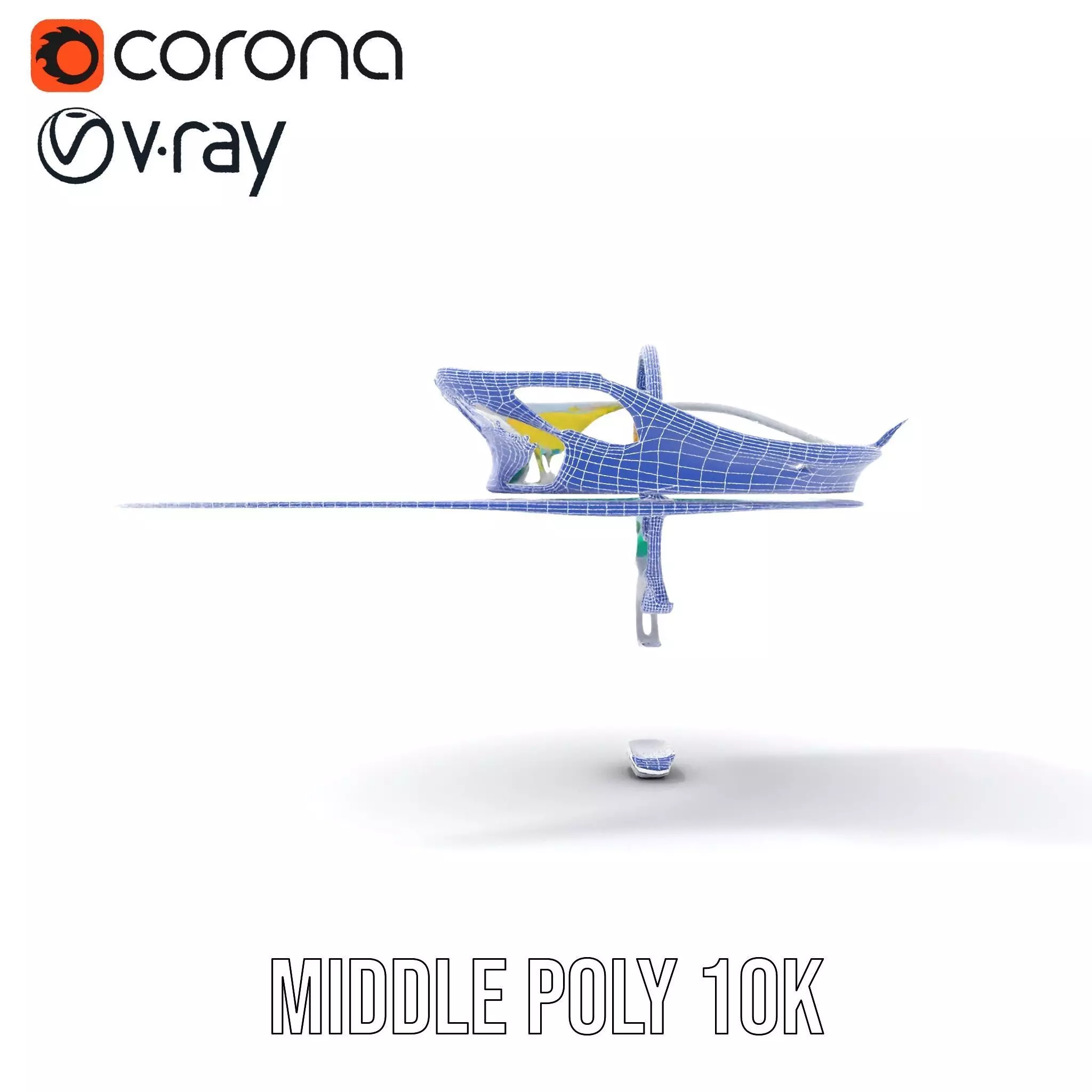 Crystal Clear Water Splash model pack Low-poly 3D model_30