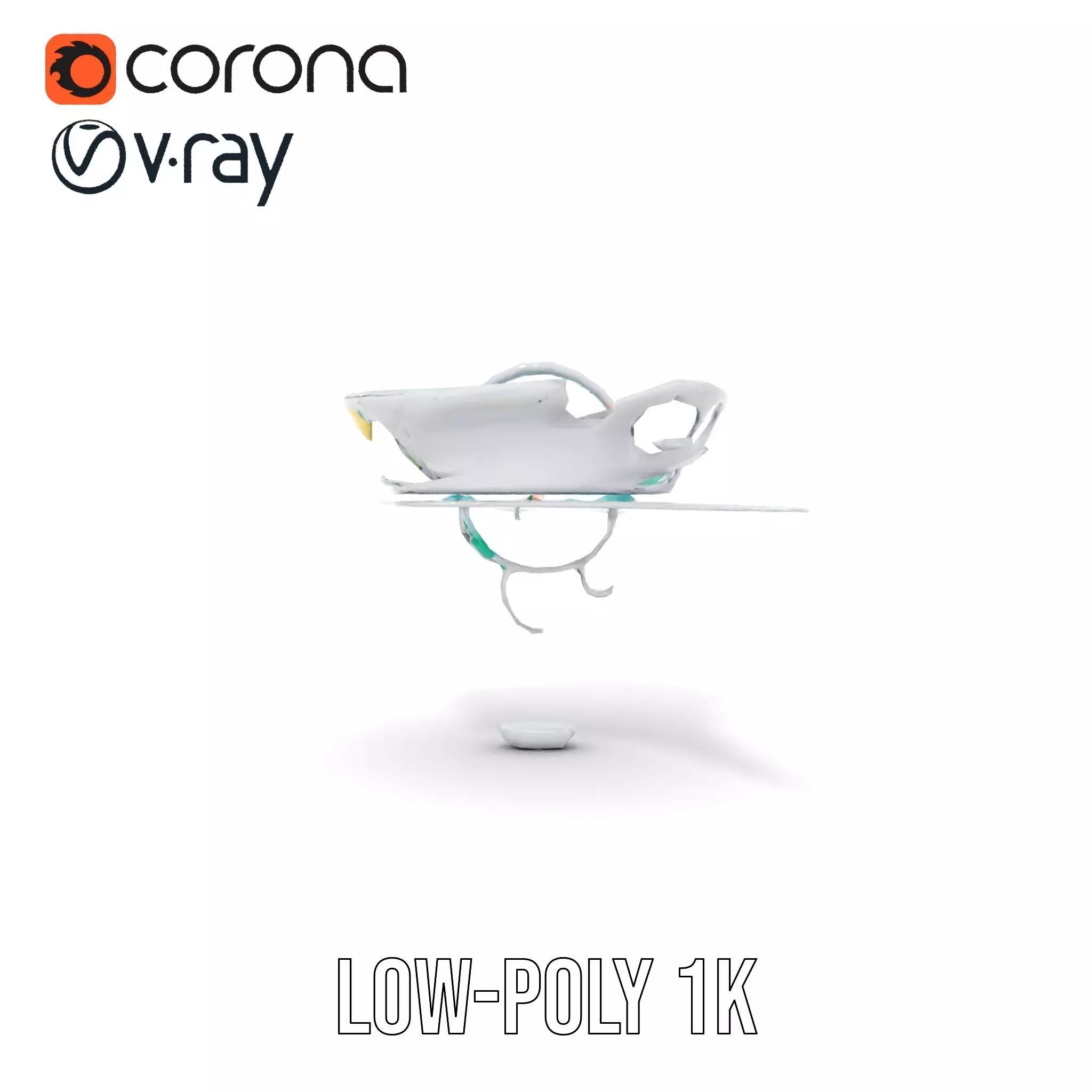 Crystal Clear Water Splash model pack Low-poly 3D model_14