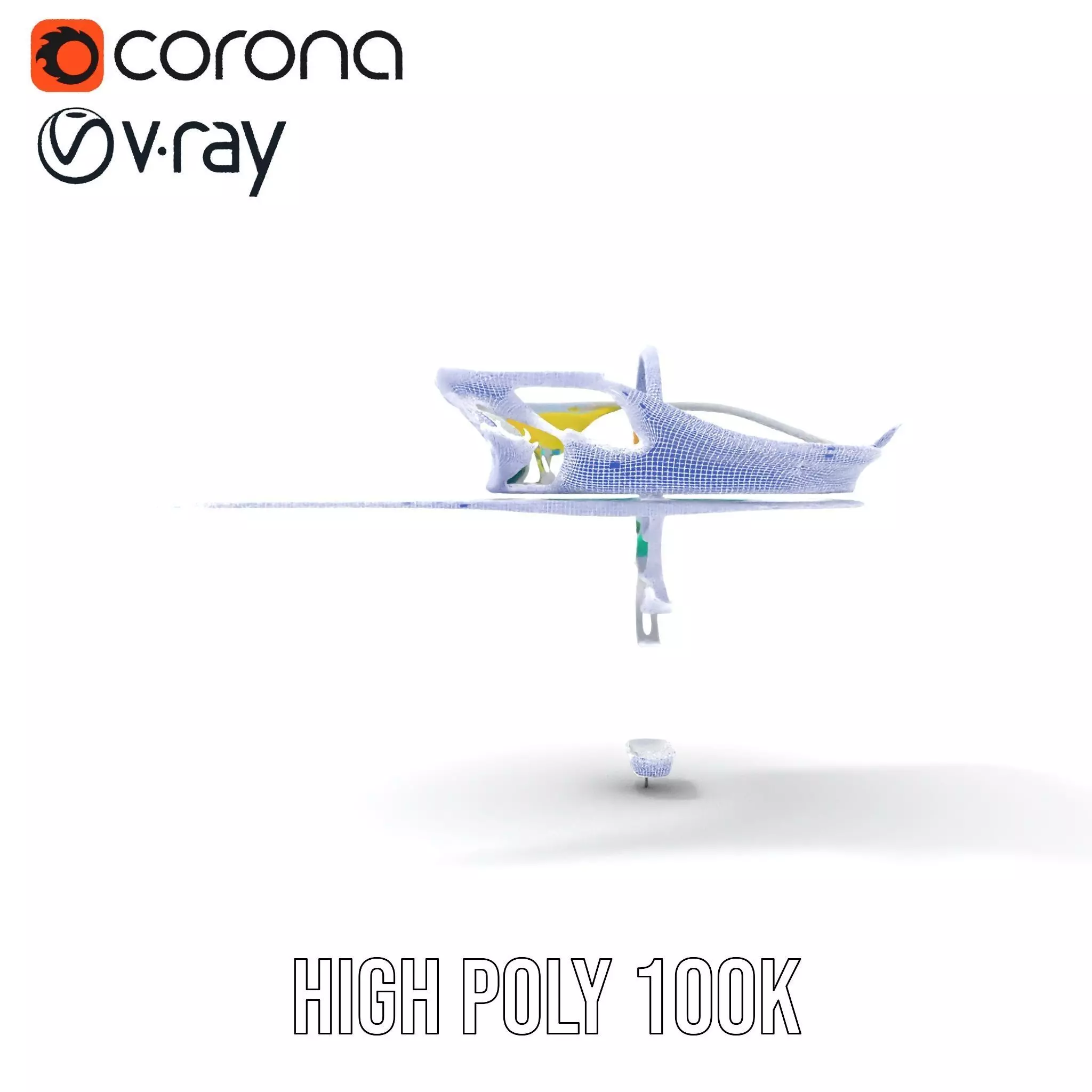 Crystal Clear Water Splash model pack Low-poly 3D model_29