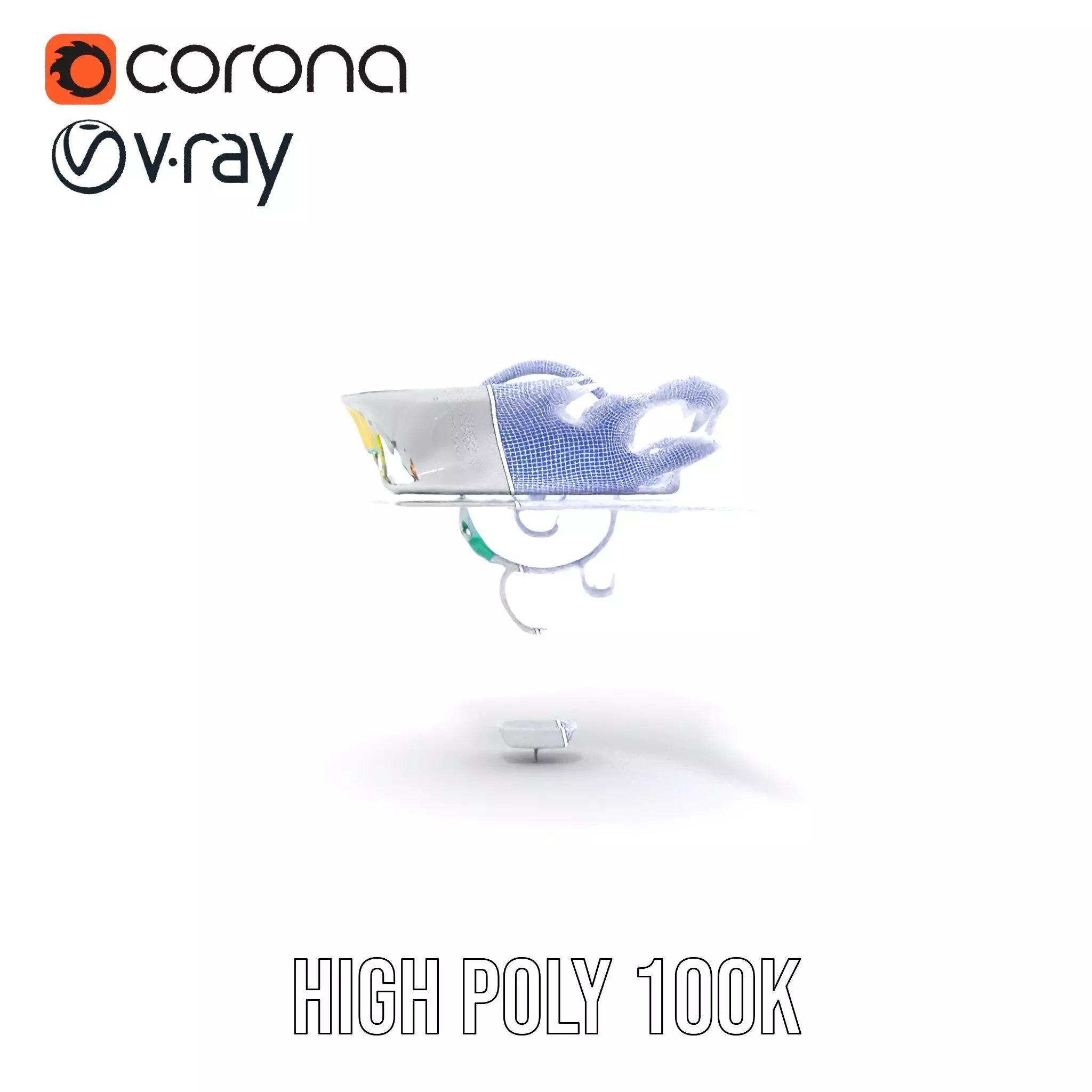 Crystal Clear Water Splash model pack Low-poly 3D model_33