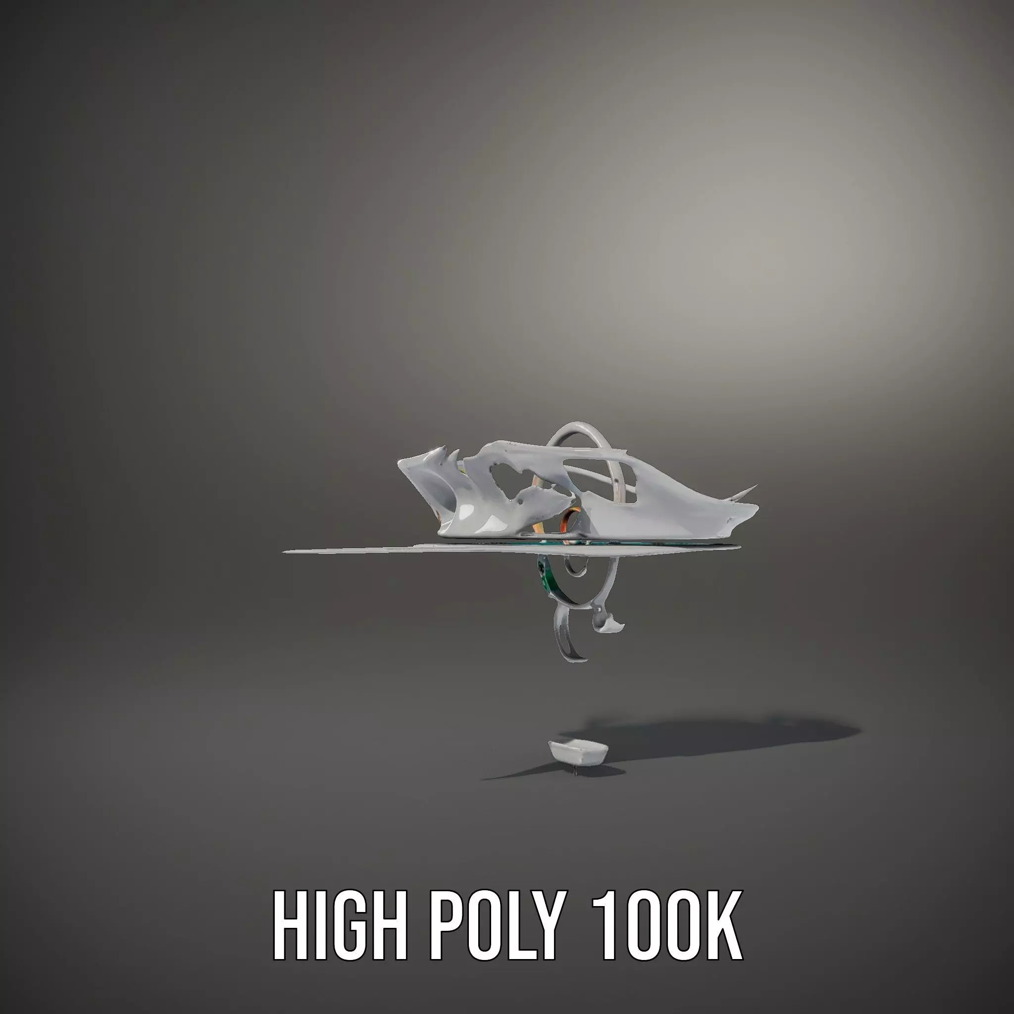 Crystal Clear Water Splash model pack Low-poly 3D model_10