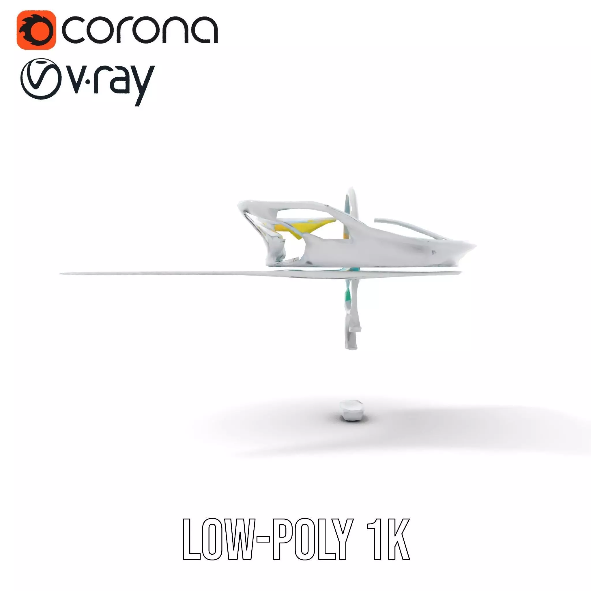 Crystal Clear Water Splash model pack Low-poly 3D model_9