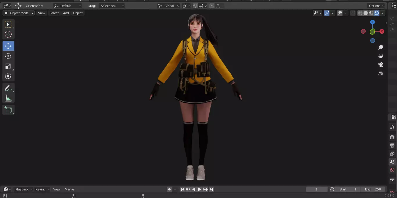 The First Descendant Skin 3 3D model_15