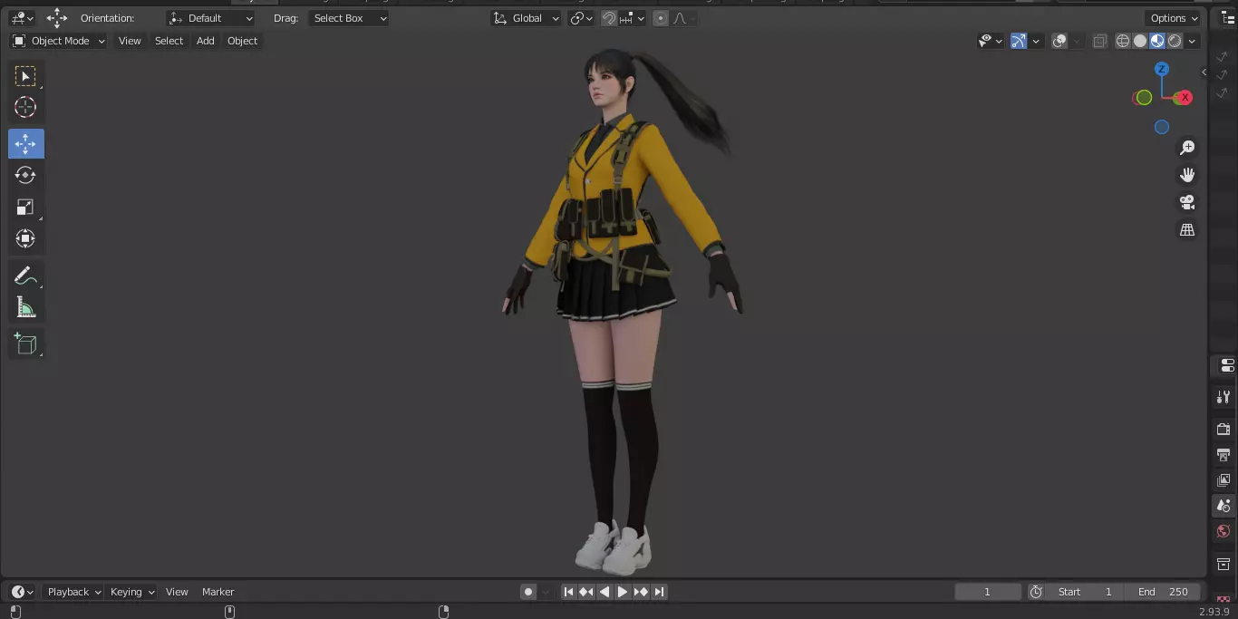 The First Descendant Skin 3 3D model_10