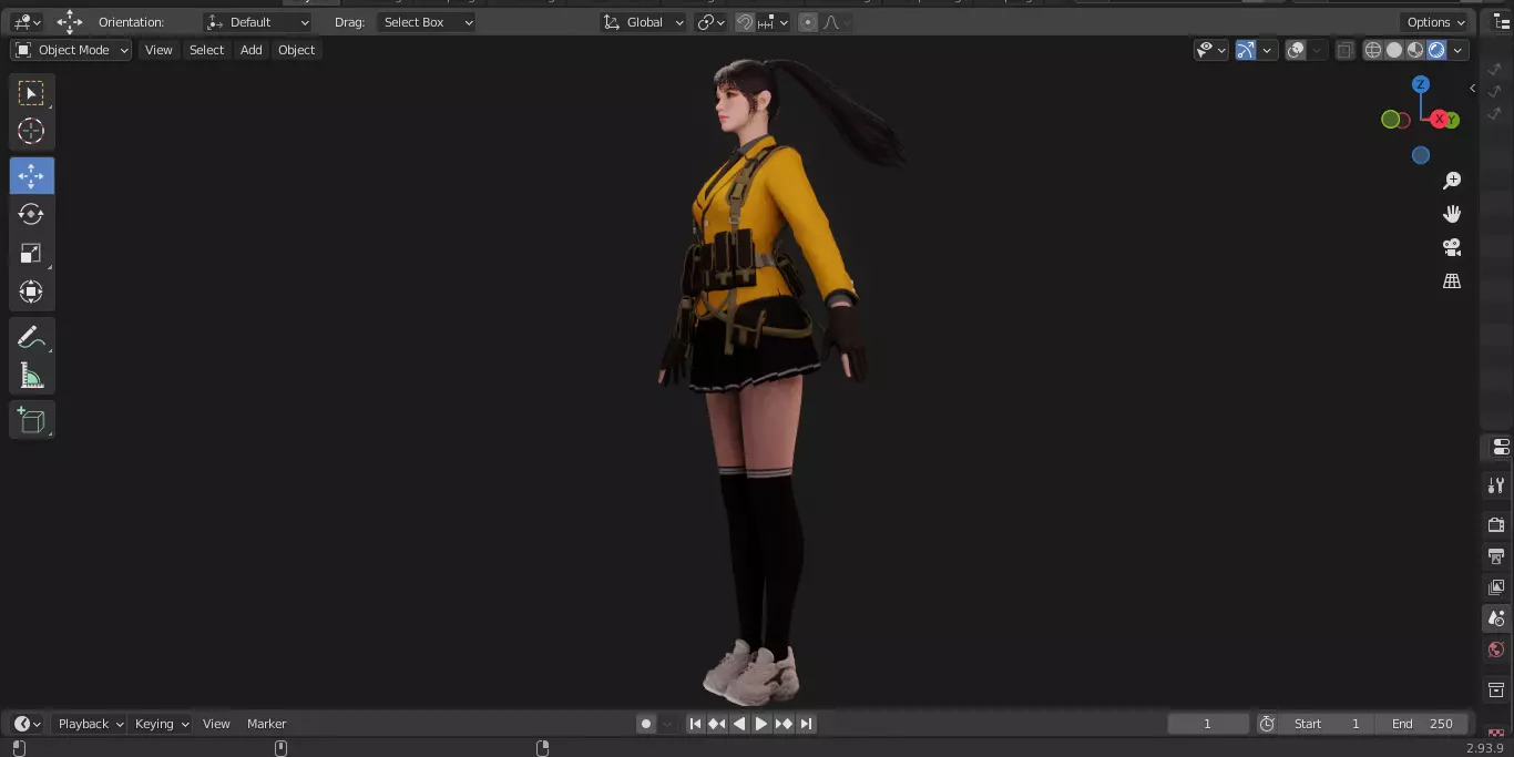 The First Descendant Skin 3 3D model_16