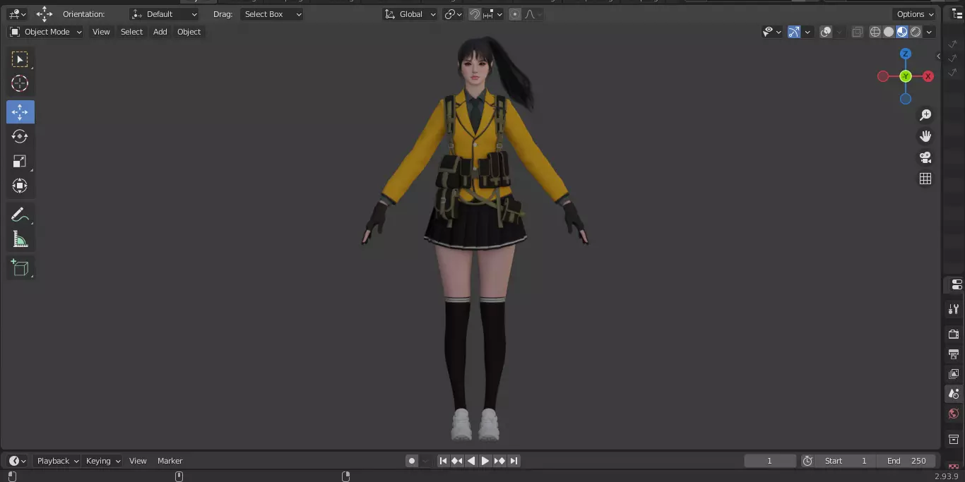 The First Descendant Skin 3 3D model_9