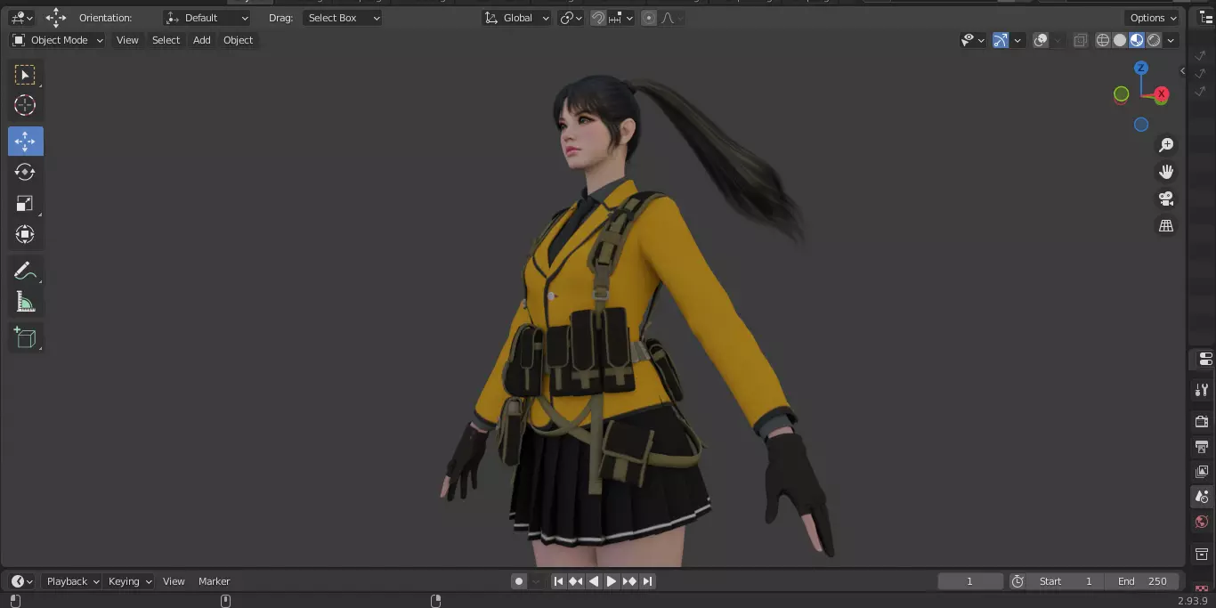 The First Descendant Skin 3 3D model_7