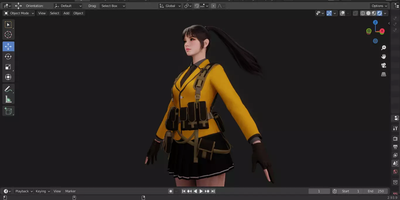 The First Descendant Skin 3 3D model_8