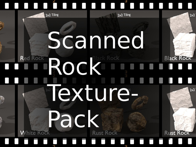 Scanned Rock Texture-Pack PBR Ready Texture