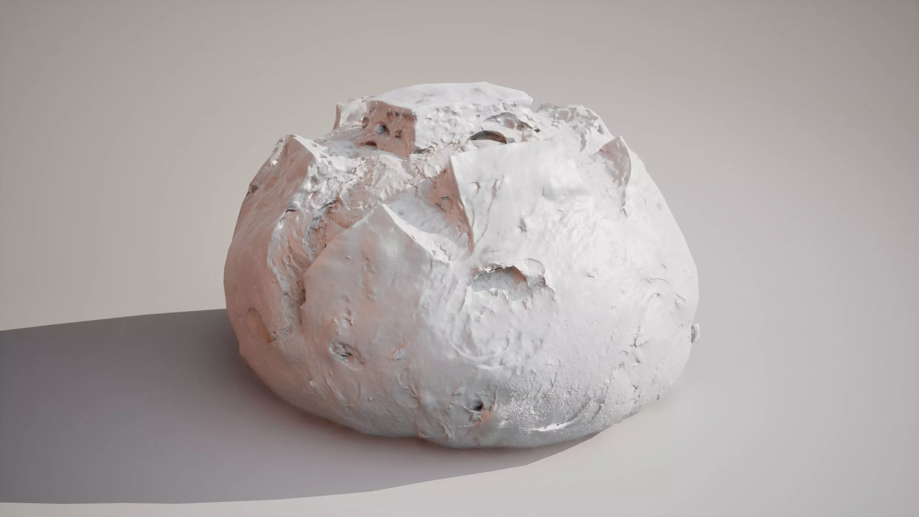 Wheat bread with nuts Game ready model 7K triangles 4K PBR Low-poly 3D model_8