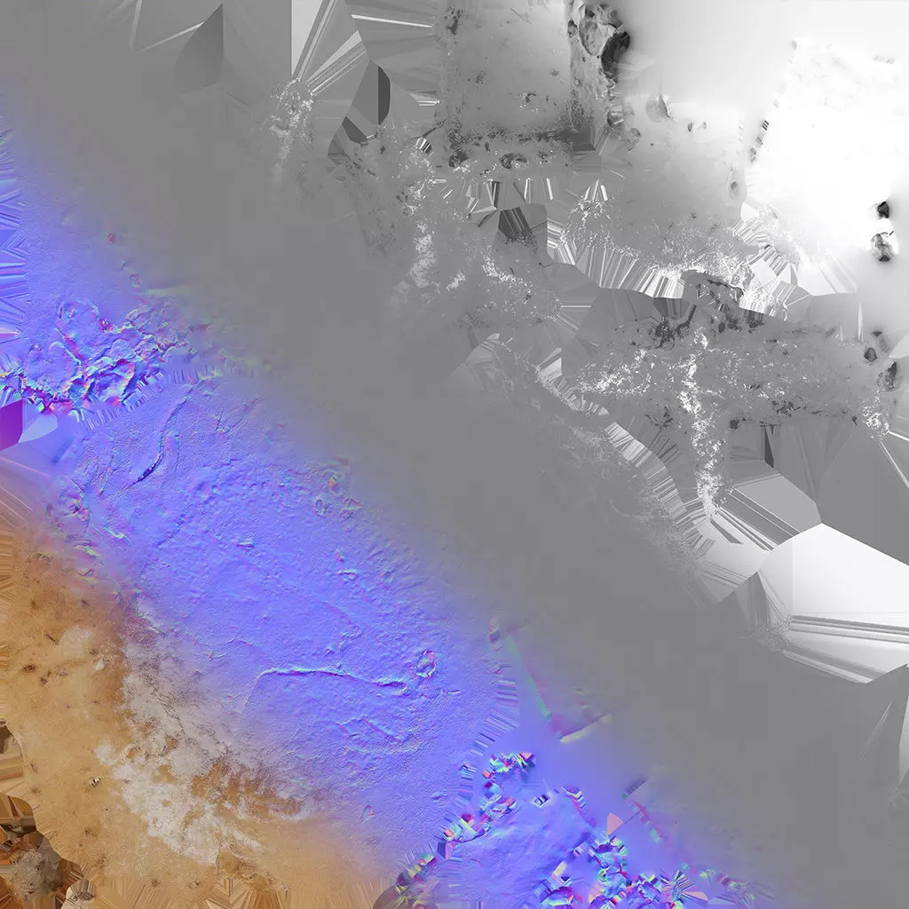 Wheat bread with nuts Game ready model 7K triangles 4K PBR Low-poly 3D model_7