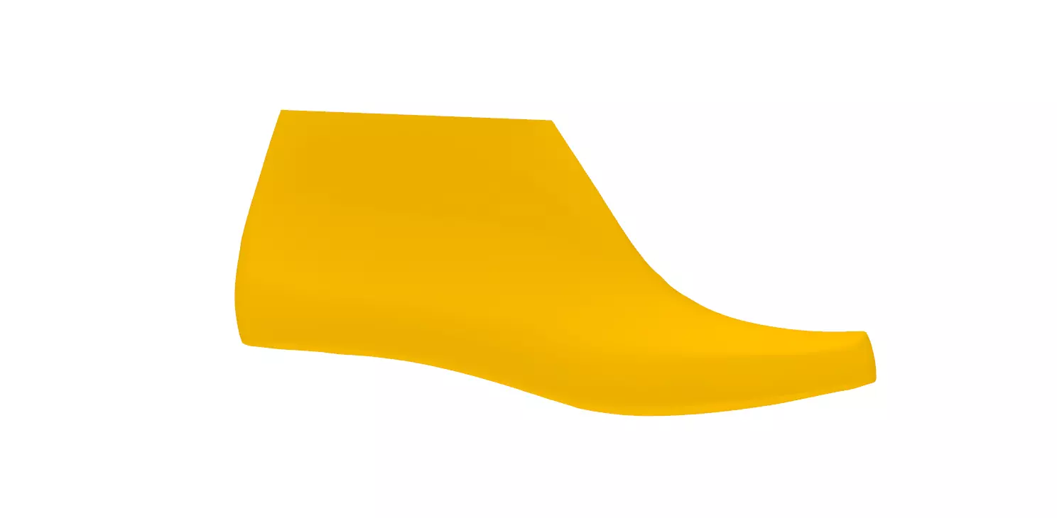 Female Shoe Last Square Toe 3D print model_5