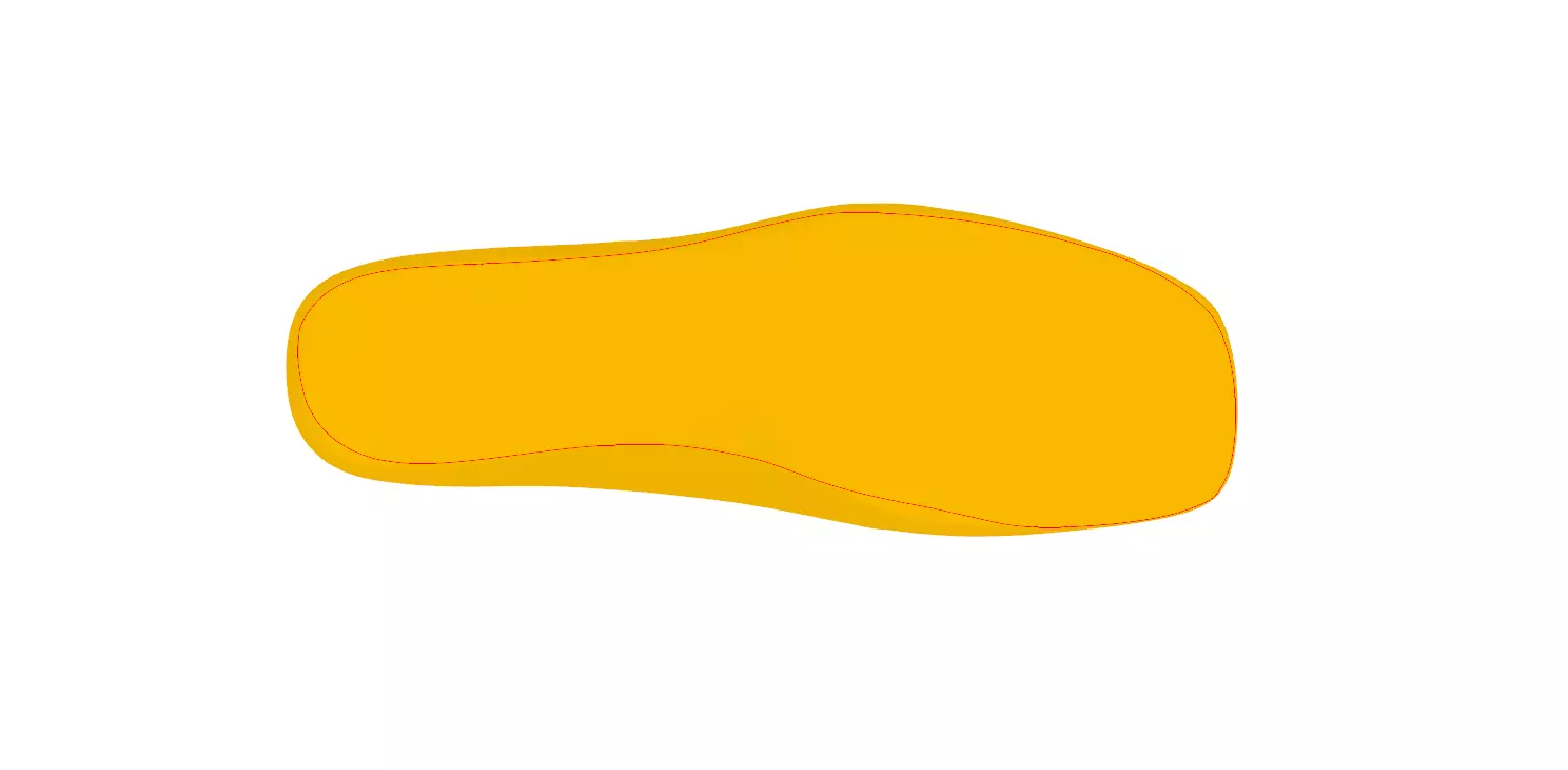 Female Shoe Last Square Toe 3D print model_8