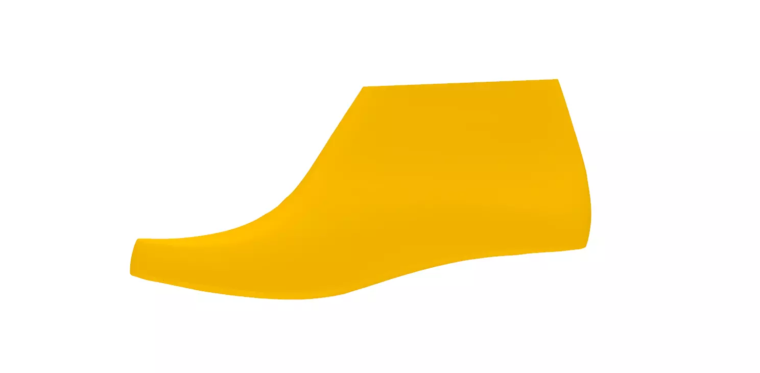 Female Shoe Last Square Toe 3D print model_6
