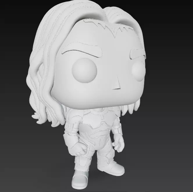 Ronnie Radke Falling In Reverse Funko Pop Style 3D print model_2