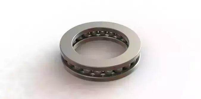 Rolamento Axial de Esferas SKF 51109 Axial Ball Bearing 3D model